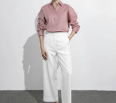 Solace Co - Ord (Pink & White) - Nure Dubai